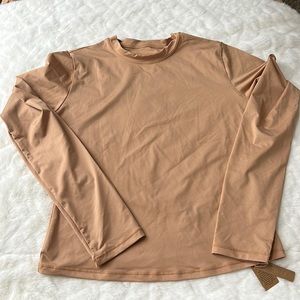 SKIMS rash guard long sleeve XL